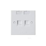 Dlink NFP-0WHI21 Face Plate Dual Port Square Type