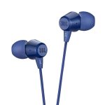 JBL T50HI Wired in-Ear Headphone with Mic Blue